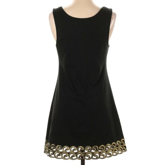 Free People Vintage Golden Embroidered Dress - Picture 3 of 6